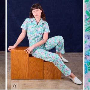 Big Bud Press Vintage Wallpaper Jumpsuit- Size 1X